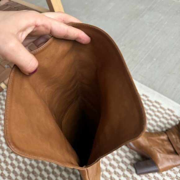 Chloe Over the Knee Brown Boots - Picture 4 of 8